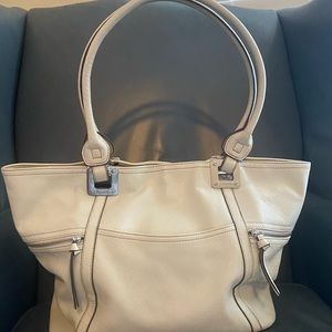 Large shoulder/tote genuine leather bag